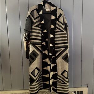 Anthropologie long cardigan duster- EUC! Warm with pockets!